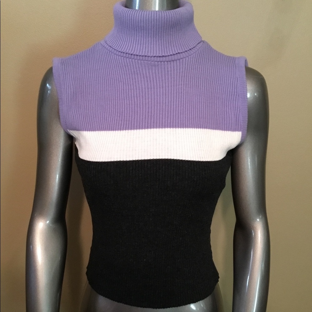 Vintage Great American Sweater crop turtleneck EUC